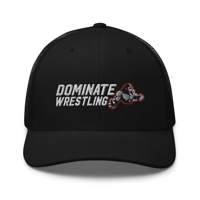 Dominate Wrestling  Embroidered Retro Trucker Hat