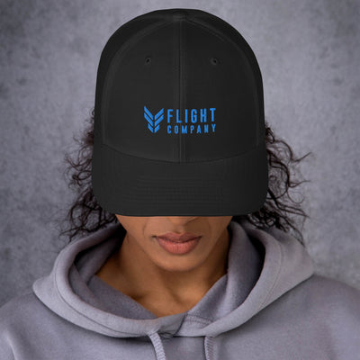 Flight Company  Embroidered Retro Trucker Hat