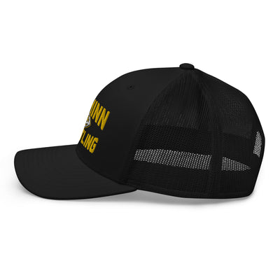 McMinn High School Wrestling  Black Retro Trucker Hat