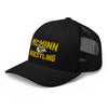 McMinn High School Wrestling  Black Retro Trucker Hat