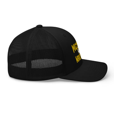 McMinn High School Wrestling  Black Retro Trucker Hat