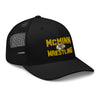 McMinn High School Wrestling  Black Retro Trucker Hat