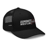 Dominate Wrestling  Embroidered Retro Trucker Hat