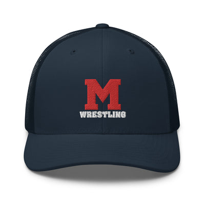 M Wrestling Trucker Cap