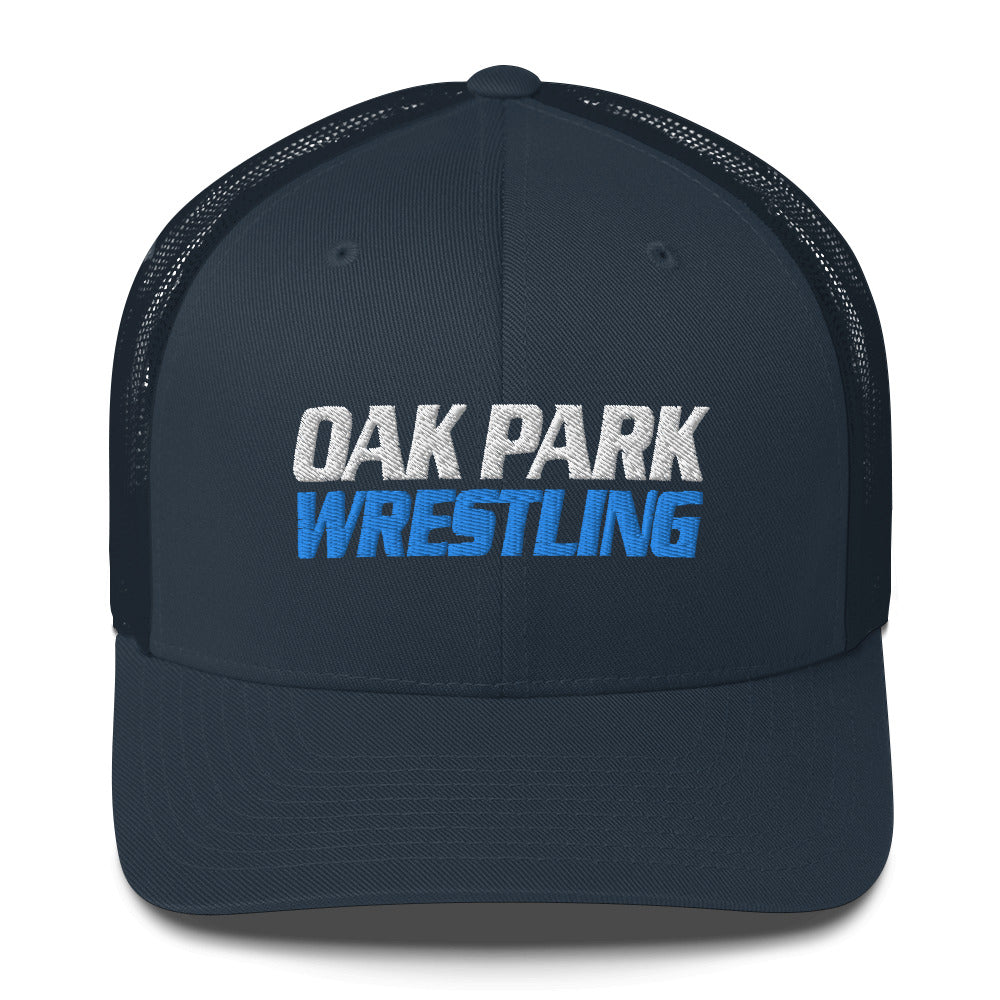 Oak Park HS Wrestling Retro Trucker Hat