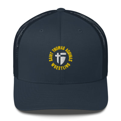 Saint Thomas Aquinas Wrestling Trucker Cap