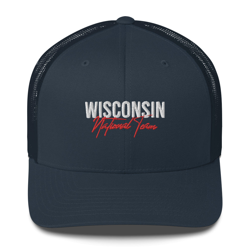 Wisconsin Wrestling Federation Wrestling 2023 National Team Retro Trucker Hat