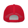 Palmetto Middle Football Embroidery-Red Retro Trucker Hat