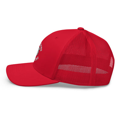 Park Hill Wrestling Red Retro Trucker Hat