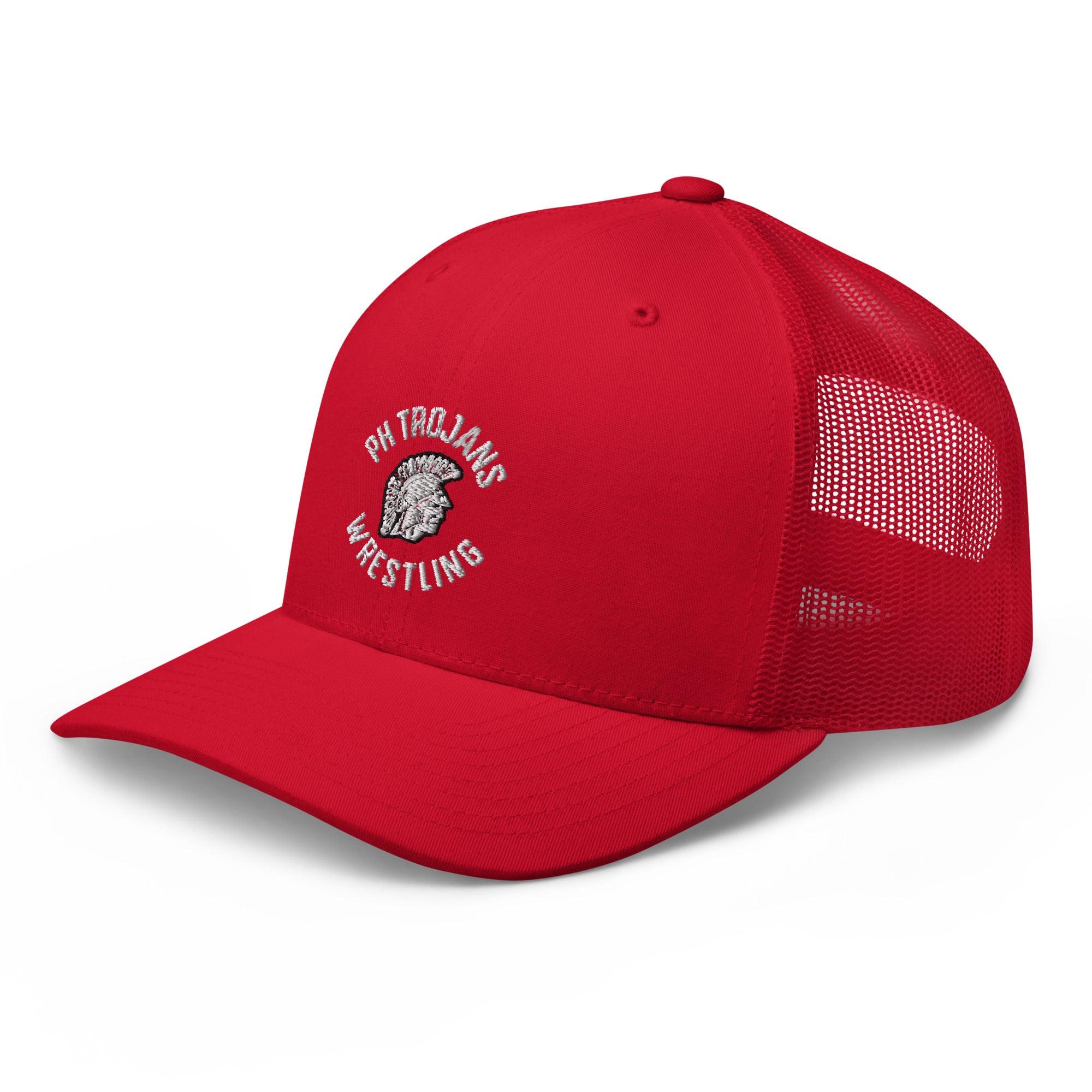 Park Hill Wrestling Red Retro Trucker Hat