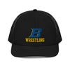 Bluestem Wrestling Snapback Trucker Cap