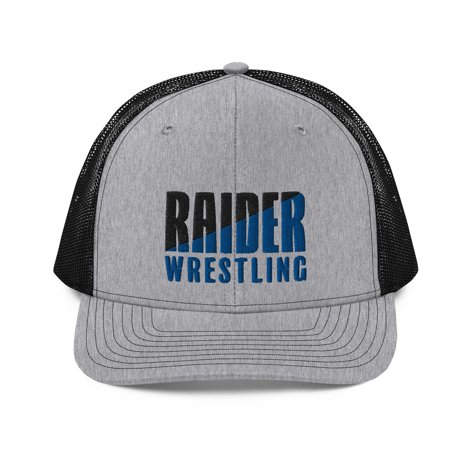 Leonardtown Wrestling  Grey  Snapback Trucker Cap