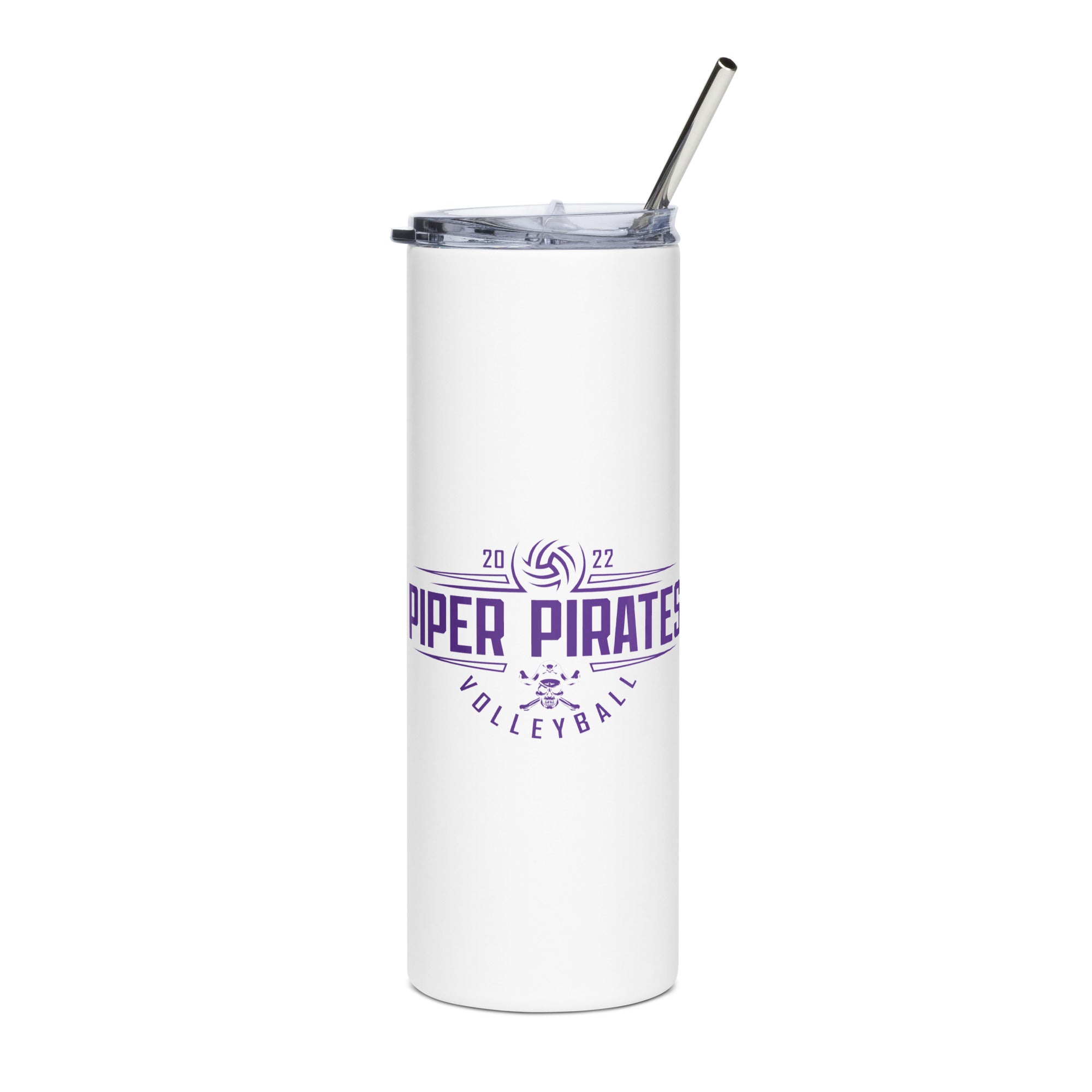 Piper Pirates Volleyball Stainless steel tumbler