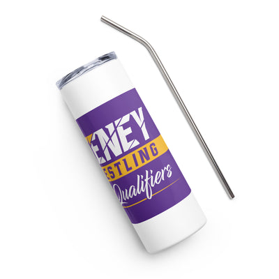 Wakeeney Wrestling State Qualifiers Stainless steel tumbler