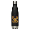 West Allis Central Wrestling Black Stainless Steel Water Bottle