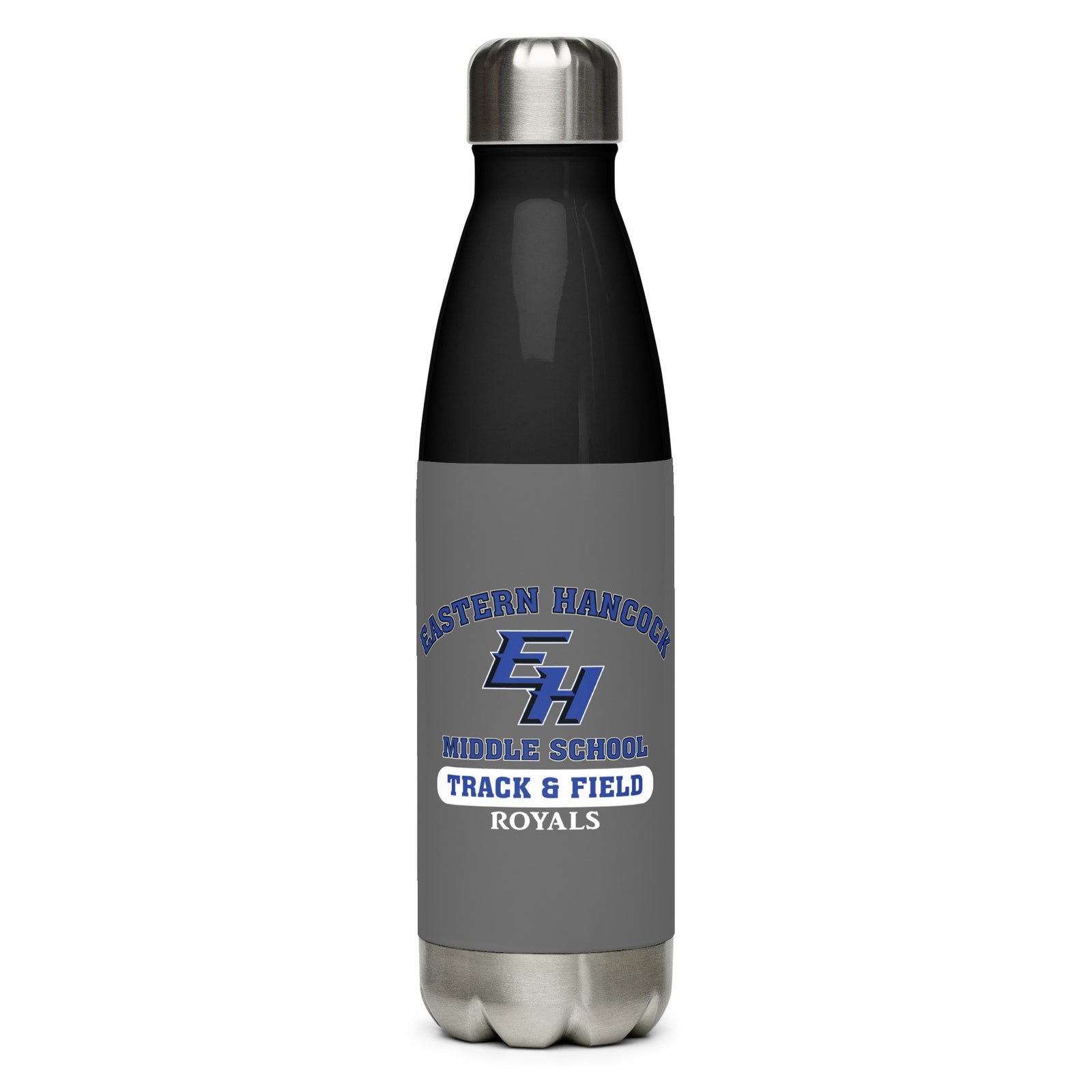 Eastern Hancock MS Track Royals Stainless Steel Water Bottle