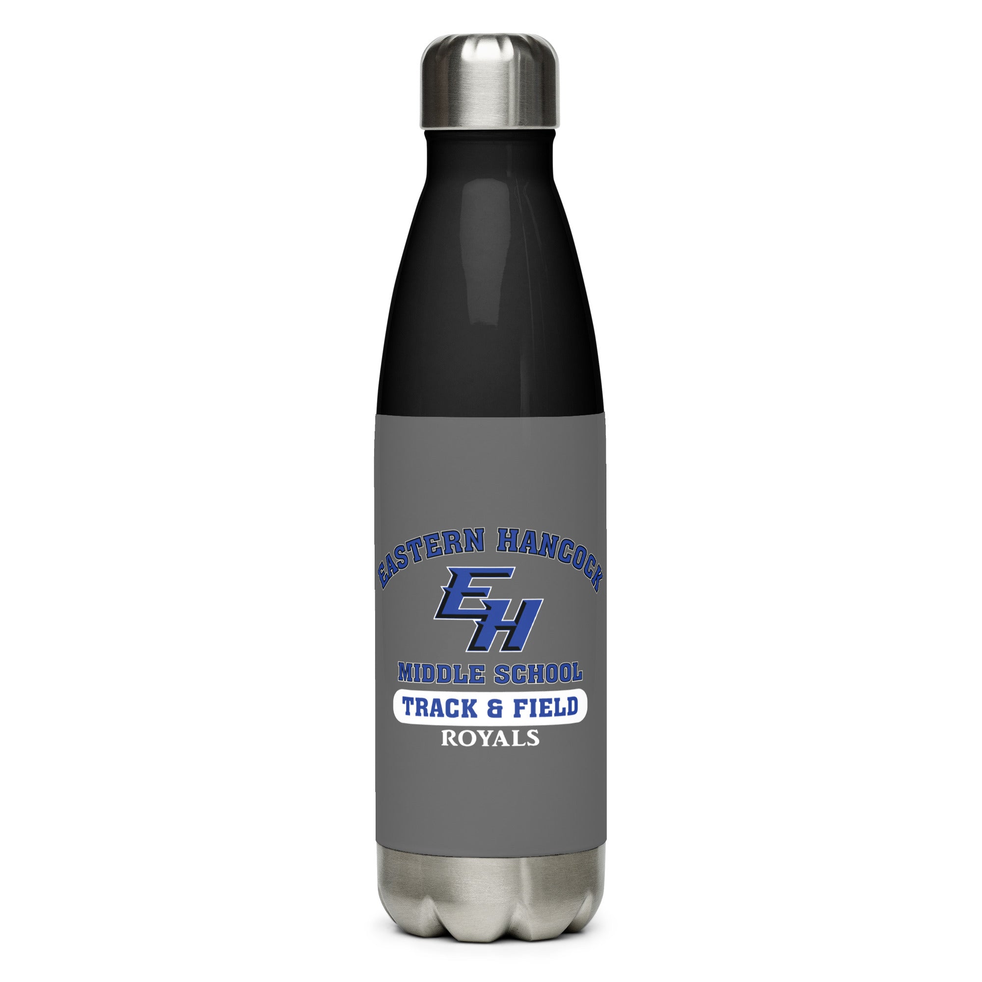 Eastern Hancock MS Track Royals Stainless Steel Water Bottle