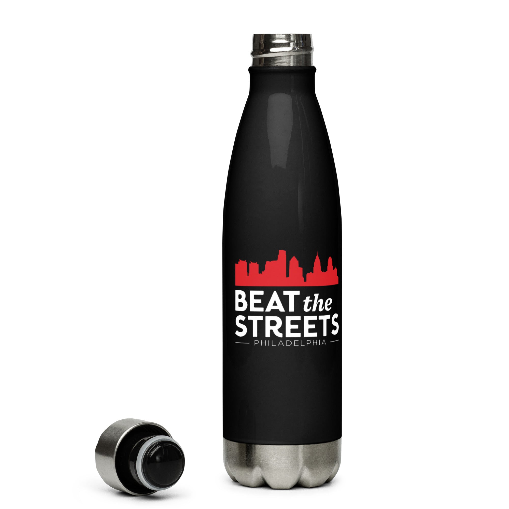 BEAT THE STREETS PHILADELPHIA Stainless Steel Water Bottle
