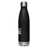 Carroll Wrestling Black  Stainless Steel Water Bottle