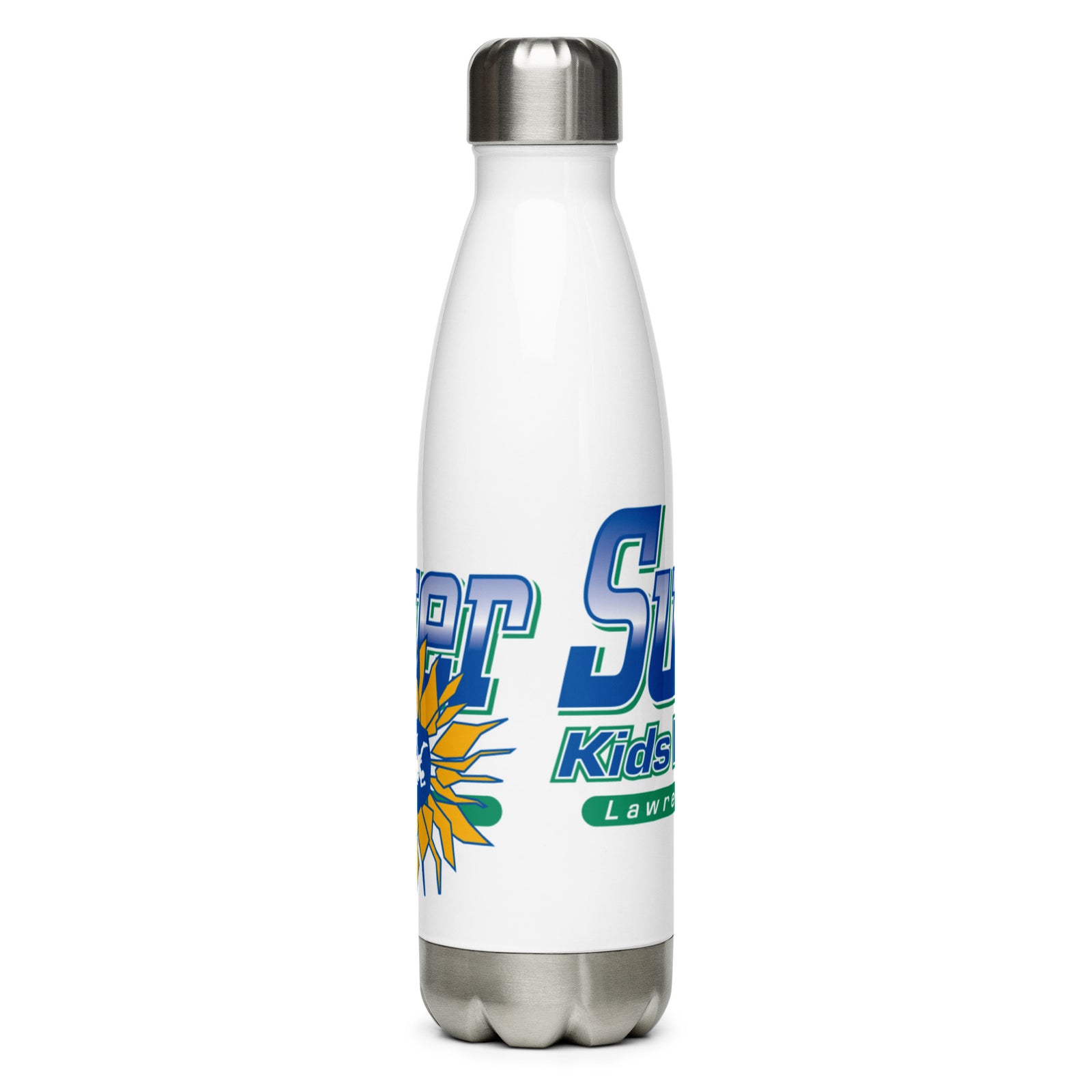 Sunflower Kids Wrestling Club Lawrence, KS Stainless Steel Water Bottle