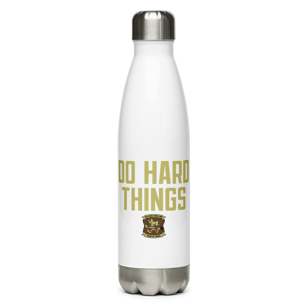 Air Force Wrestling Do Hard Things Stainless Steel Water Bottle