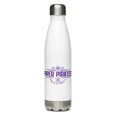 Piper Pirates Volleyball Stainless Steel Water Bottle