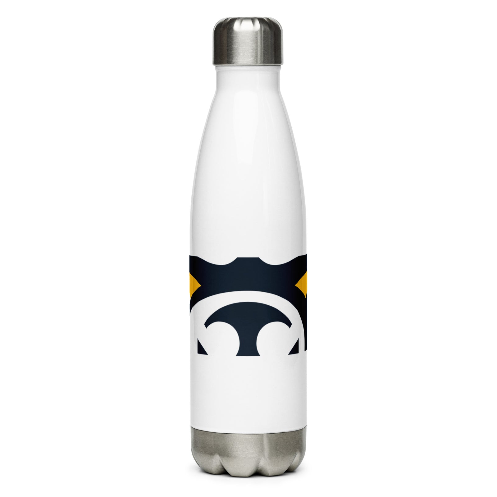 Grandview School District Rectangle Bulldog Design Stainless Steel Water Bottle