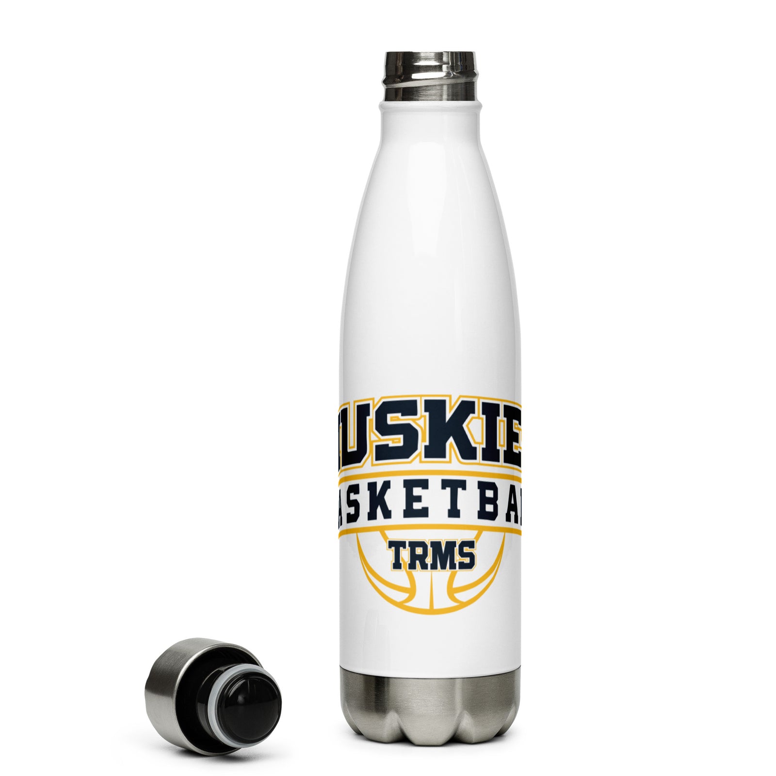 Trail Ridge Middle School Basketball Stainless Steel Water Bottle