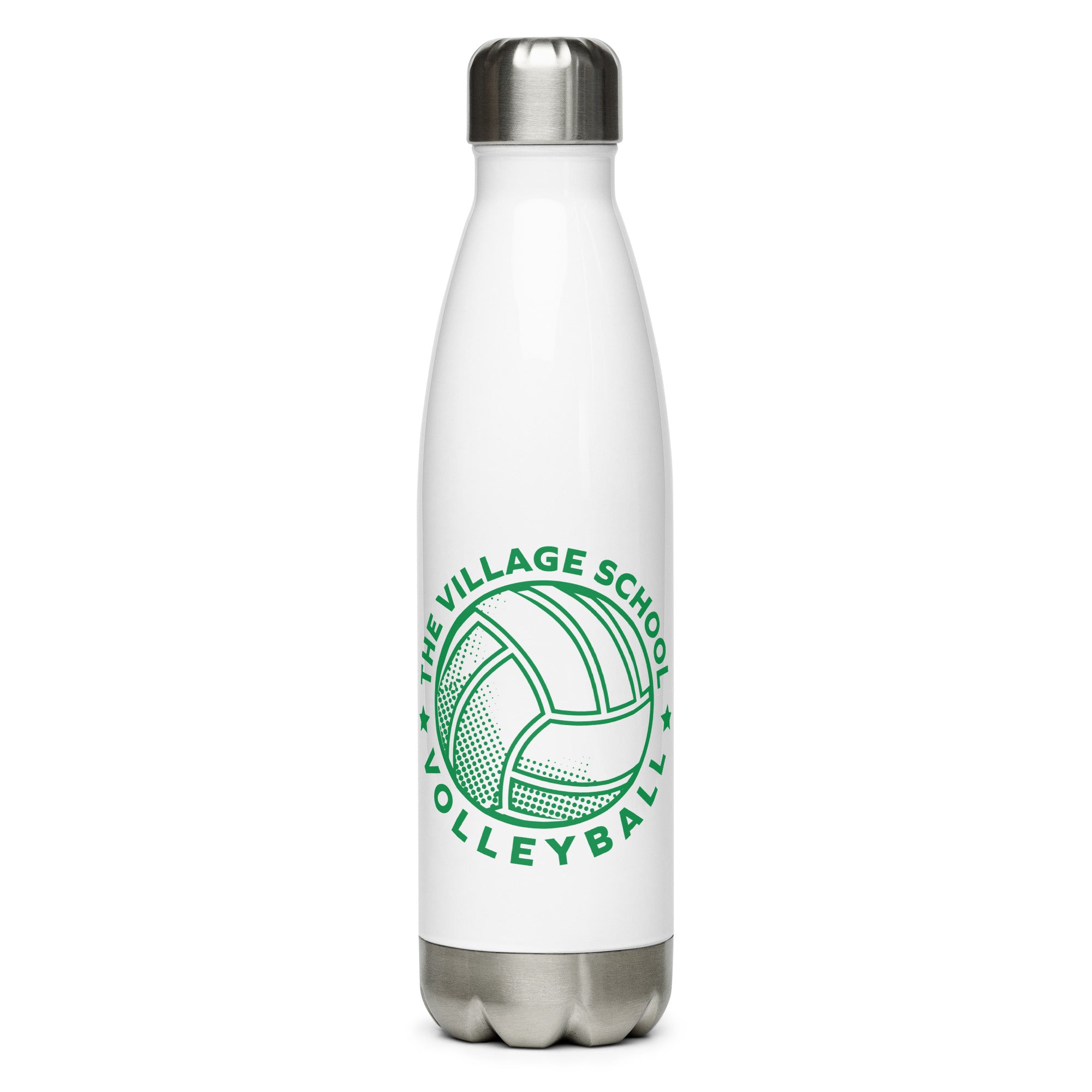 The Village School Volleyball Stainless Steel Water Bottle