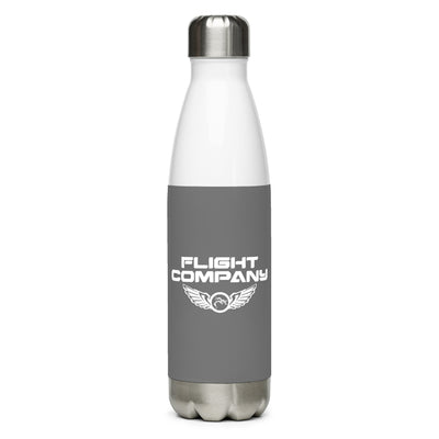 Flight Company  Grey Stainless Steel Water Bottle