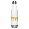 McAlester Youth Wrestling Stainless Steel Water Bottle