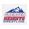 Greater Heights Wrestling Throw Blanket