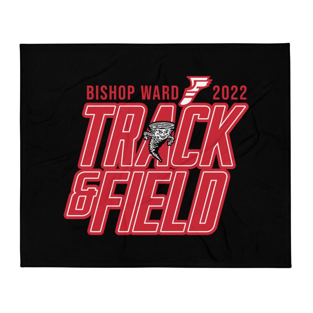 Bishop Ward Track & Field Throw Blanket