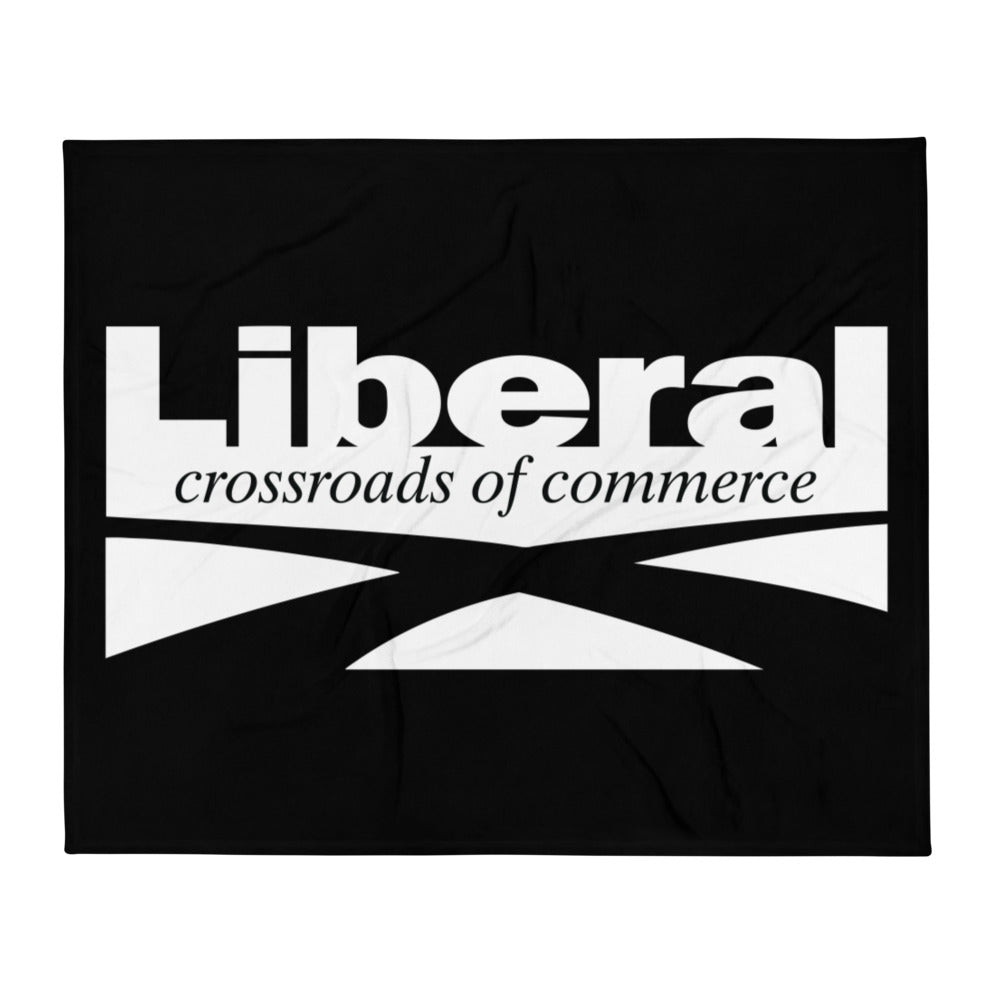 City of Liberal Throw Blanket