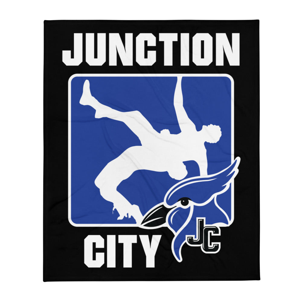 Junction City Wrestling Throw Blanket