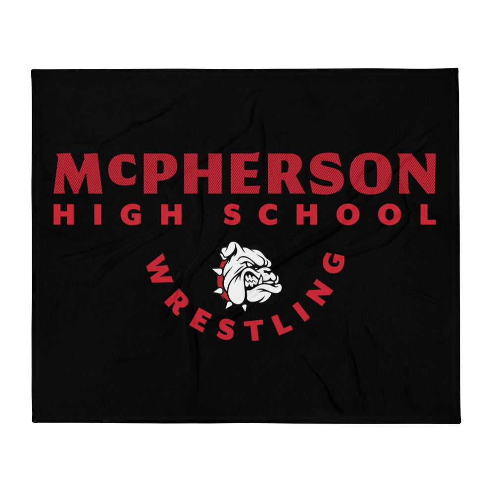 McPherson Wrestling Throw Blanket
