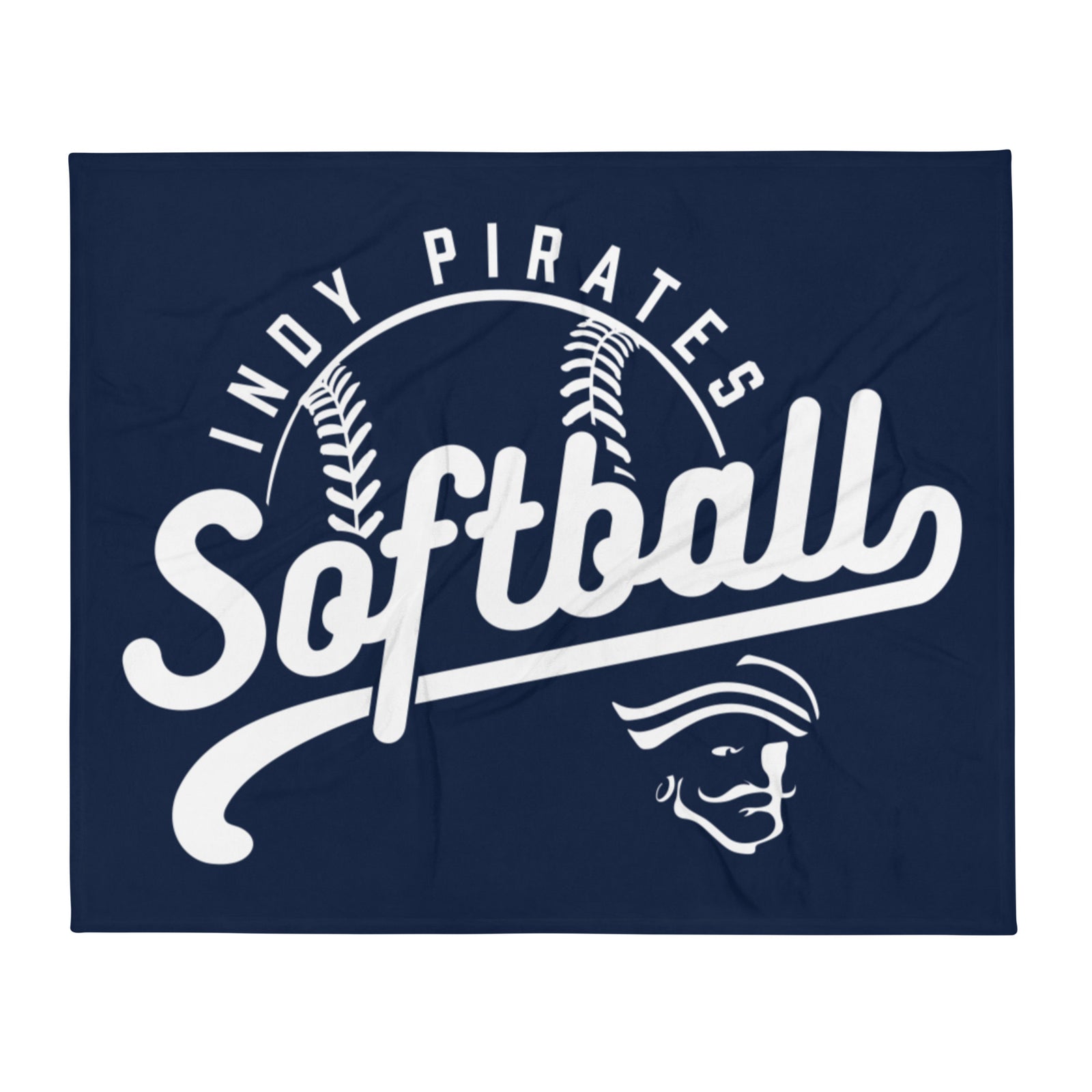 Indy Softball Throw Blanket