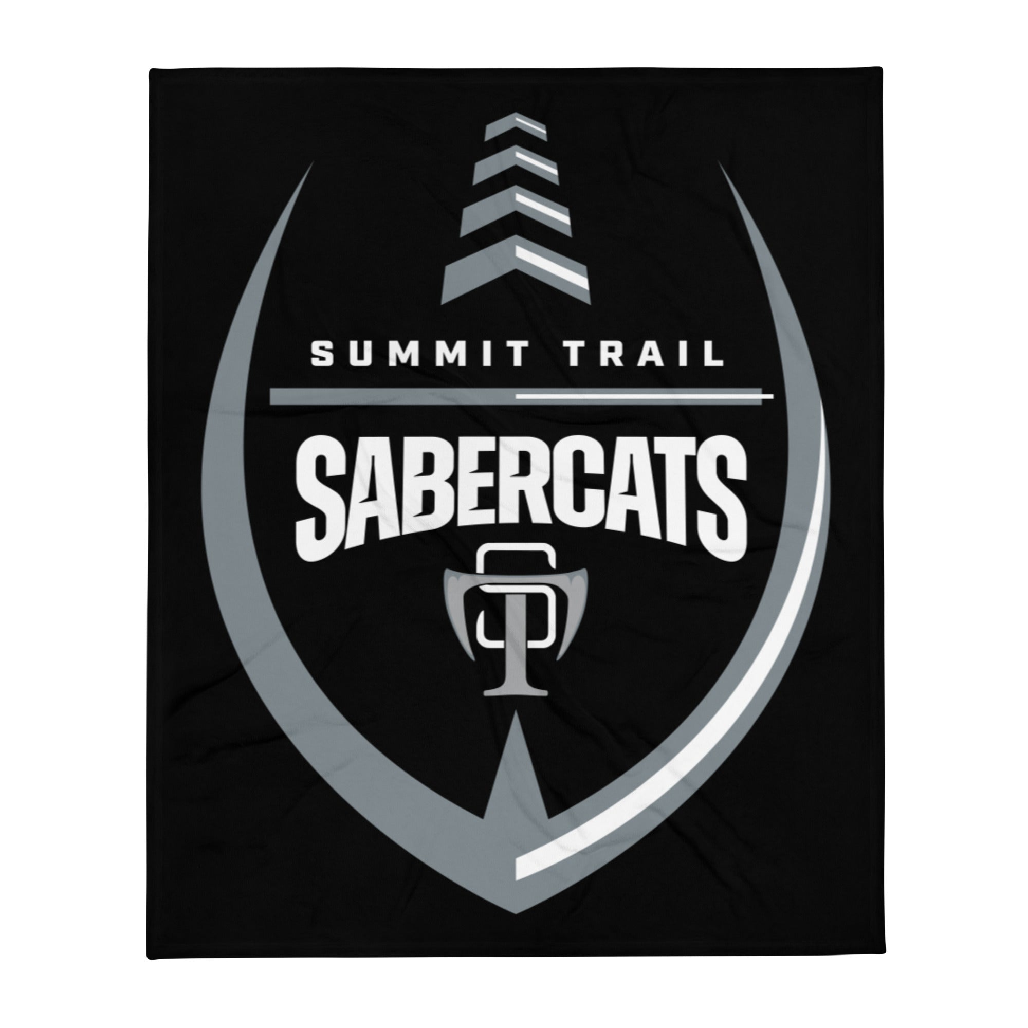 Summit Trail Sabercats Football Throw Blanket
