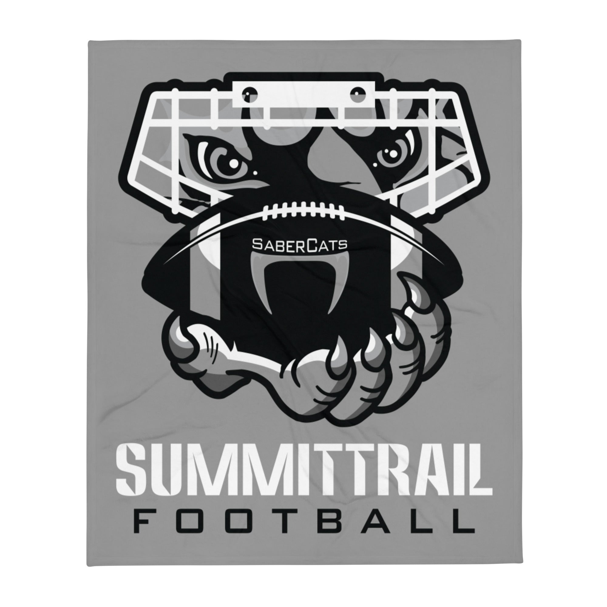 Summit Trail Football Throw Blanket