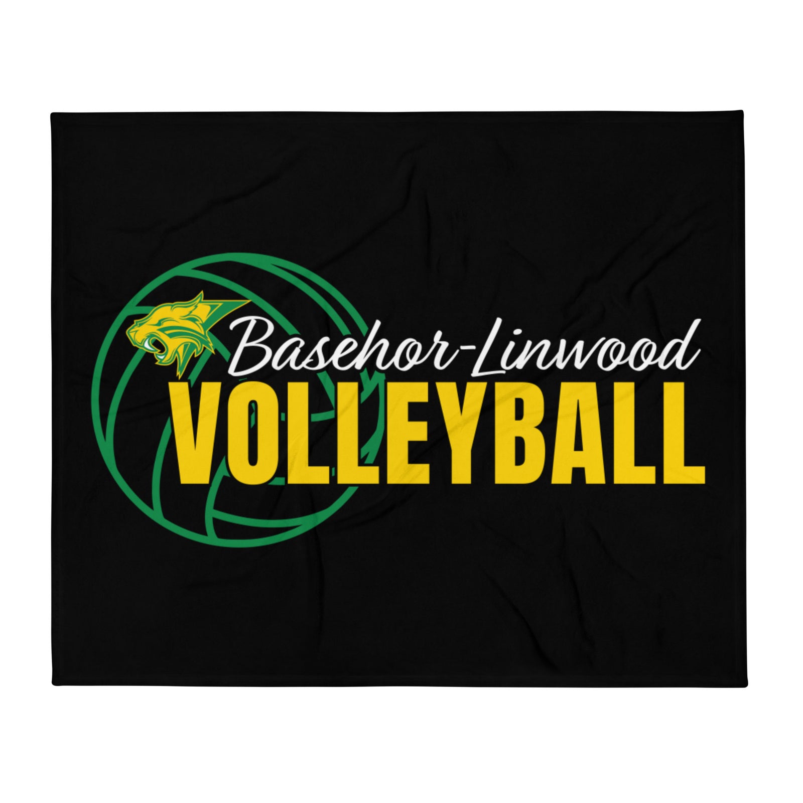 Basehor-Linwood Volleyball Throw Blanket