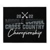 '22 Middle School XC Championship Throw Blanket