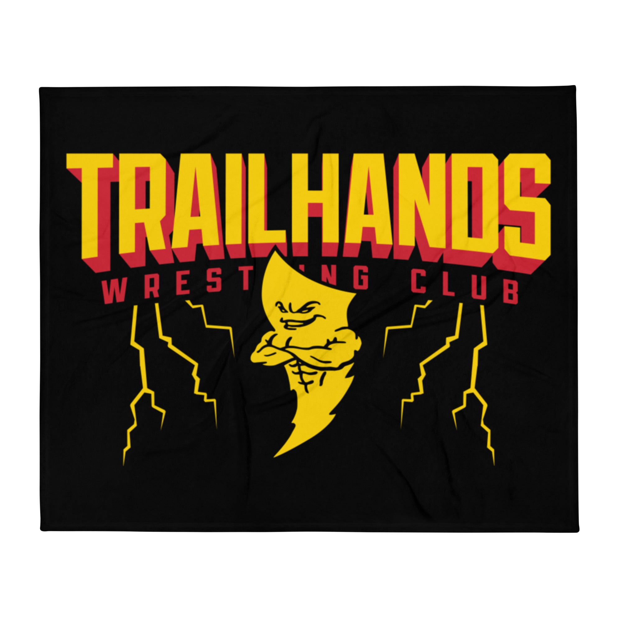 Trailhands Wrestling Club Throw Blanket