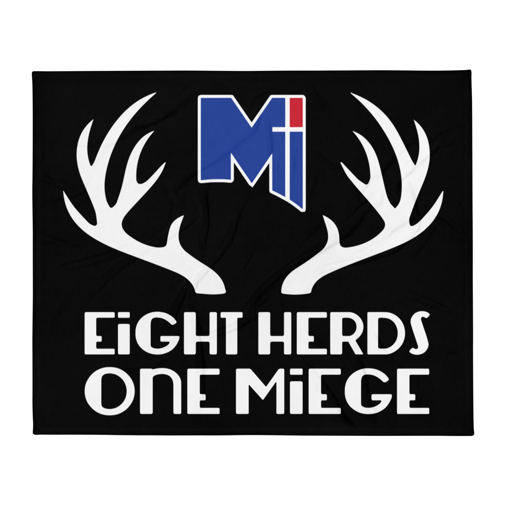 Eight Herds, One Miege Throw Blanket