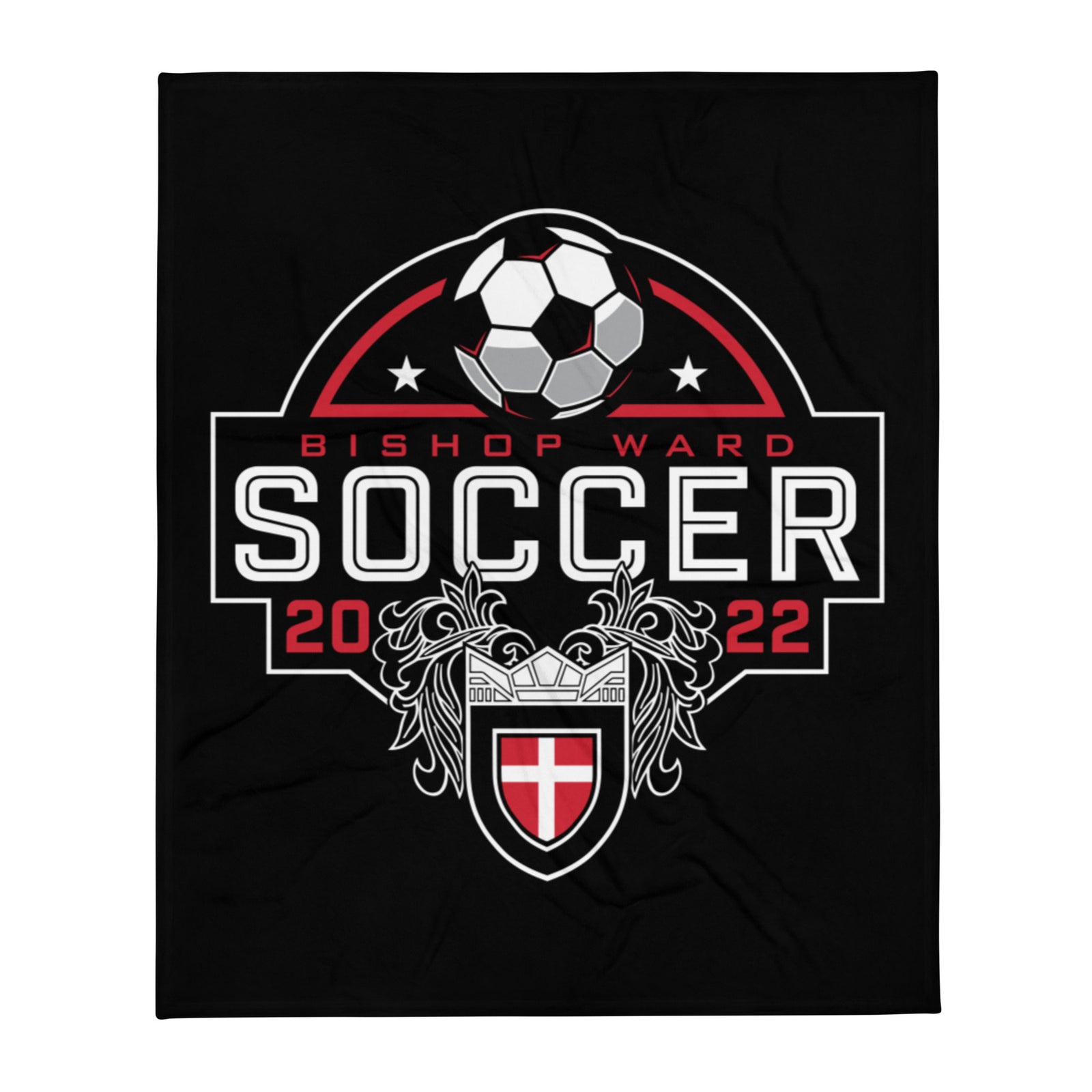 Bishop Ward Soccer Throw Blanket