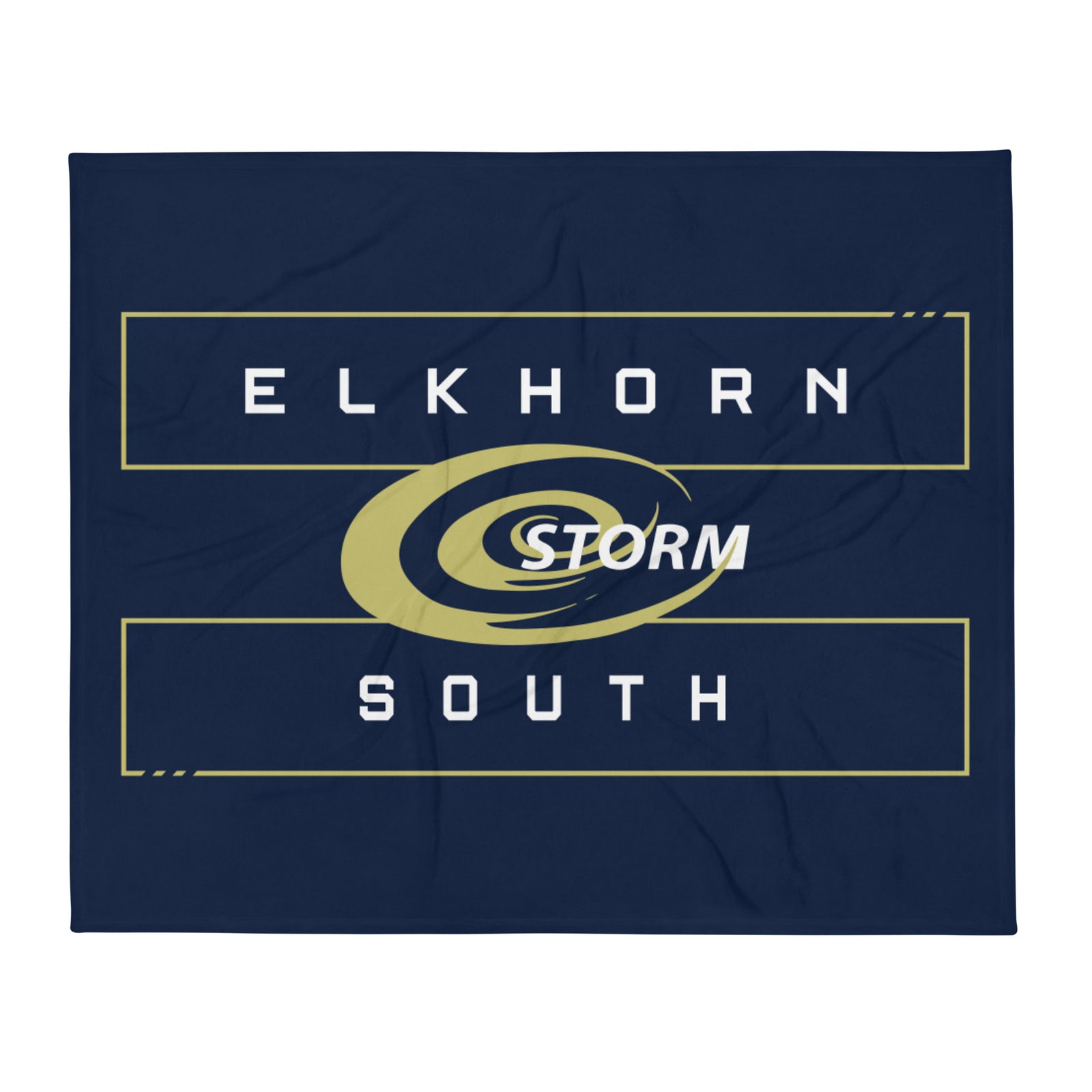 Elkhorn South Storm Throw Blanket