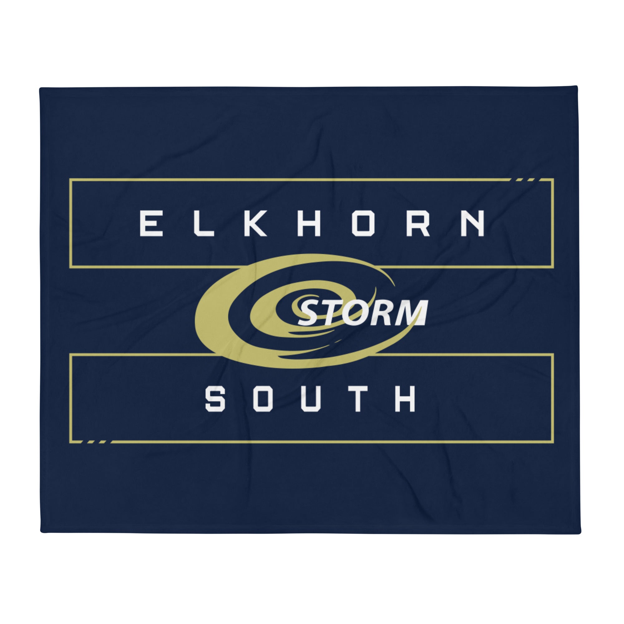 Elkhorn South Storm Throw Blanket