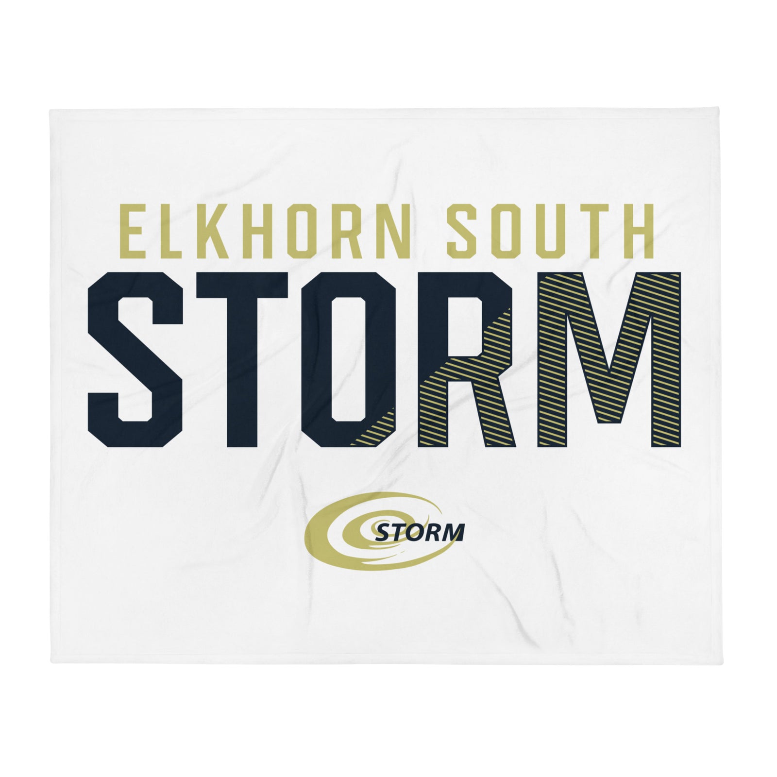 Elkhorn South Storm Throw Blanket