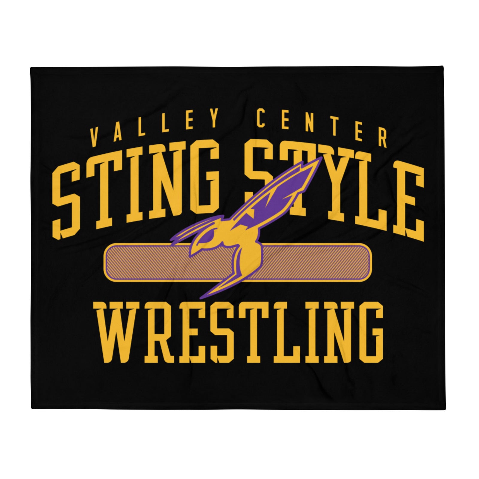 Valley Center Wrestling Club Throw Blanket