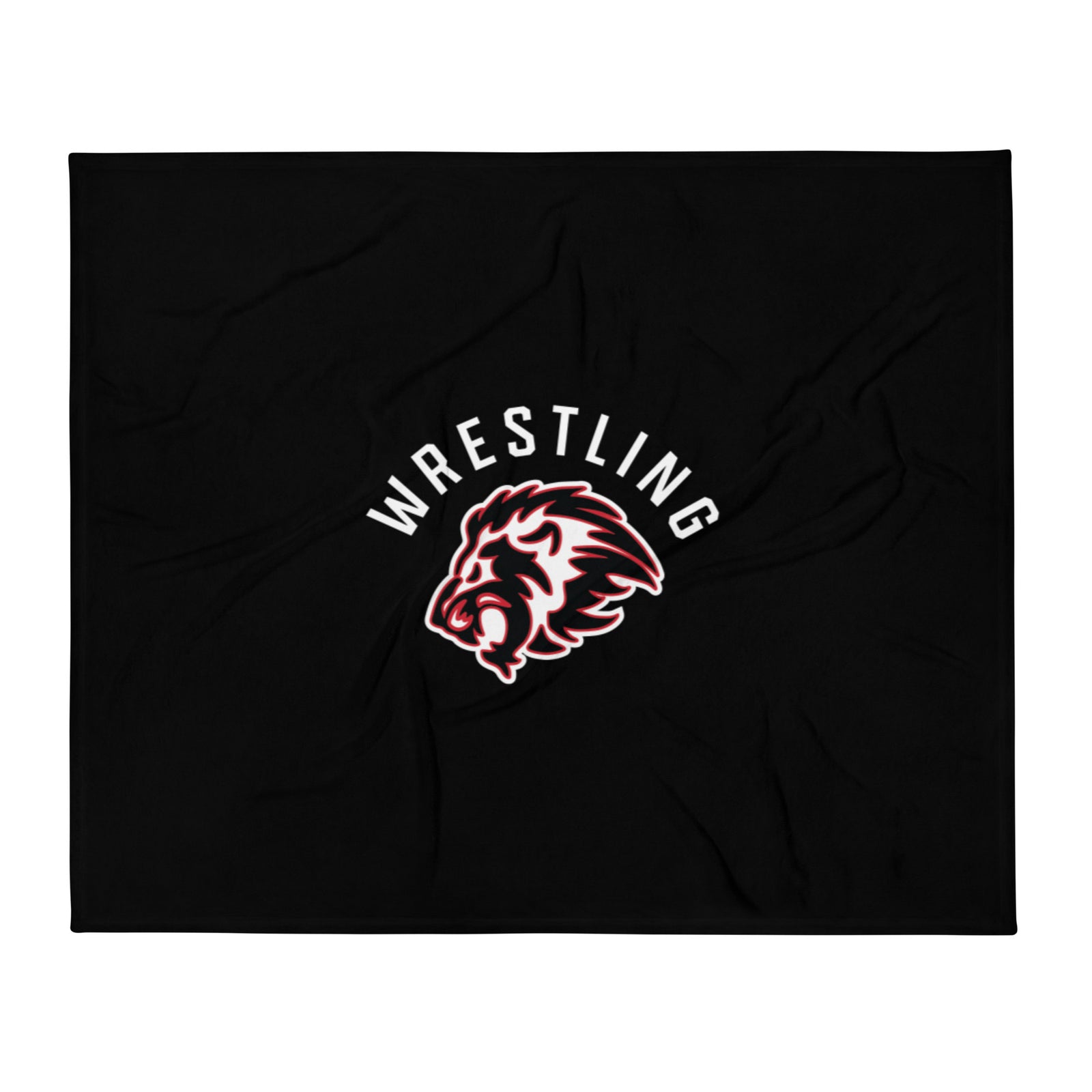 Lion Elite Wrestling Throw Blanket