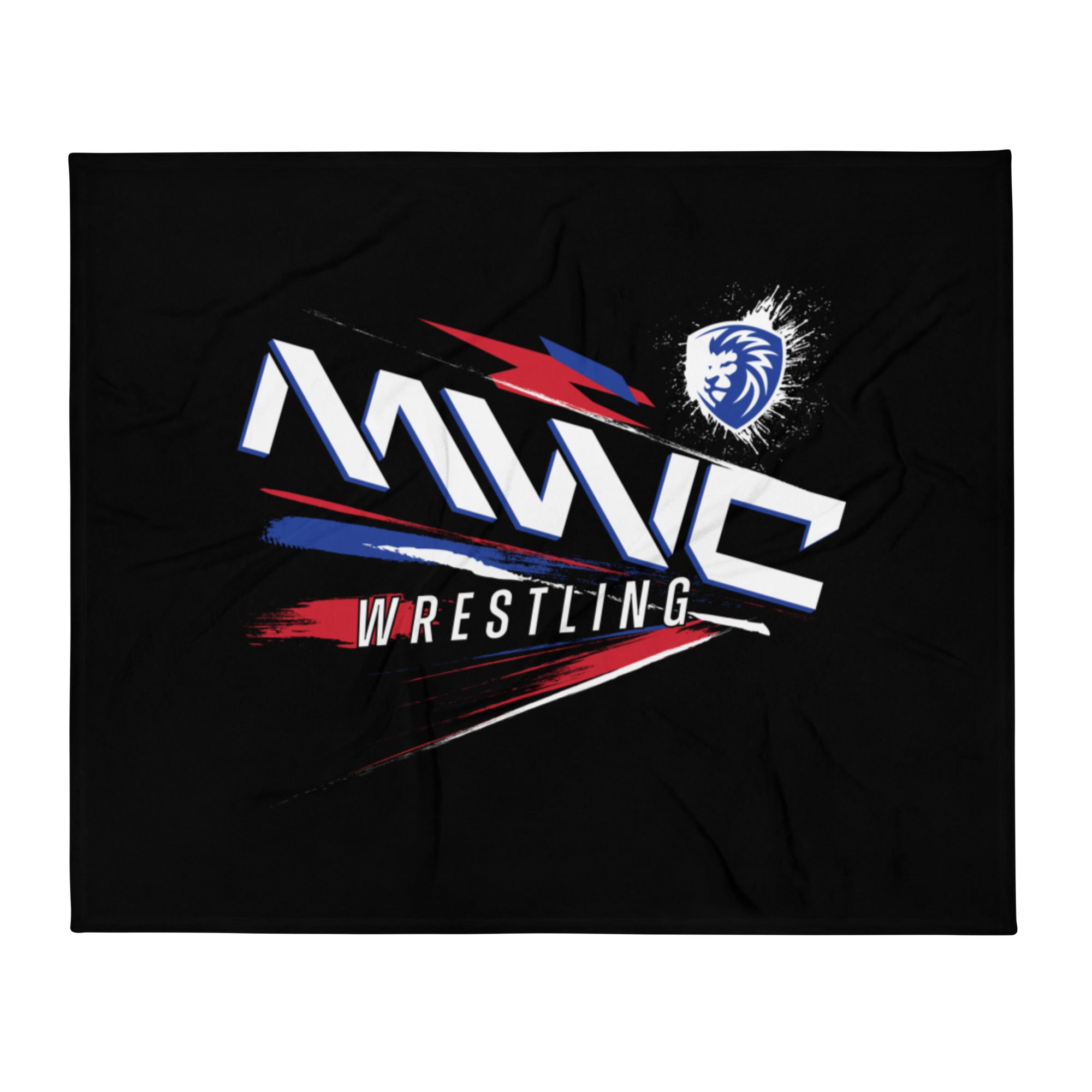 MWC Wrestling Academy 2022 Splatter Throw Blanket